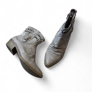 Blowfish Gray Ankle Boots